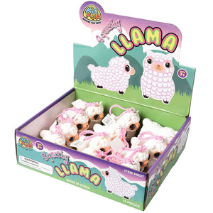 Squishy Llama with Glitter Eyes Toy (1 Dozen)