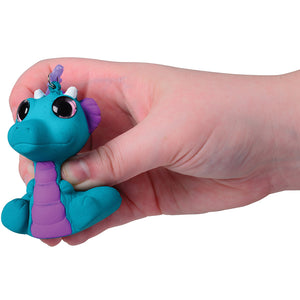 Squishy Dragon with Glitter Eyes Toy (1 Dozen)