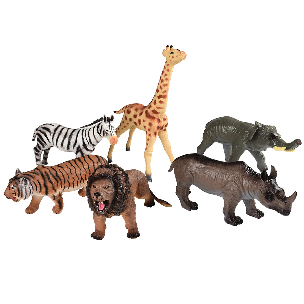 Colossal Wild Animals Toy 6 Per Pkg