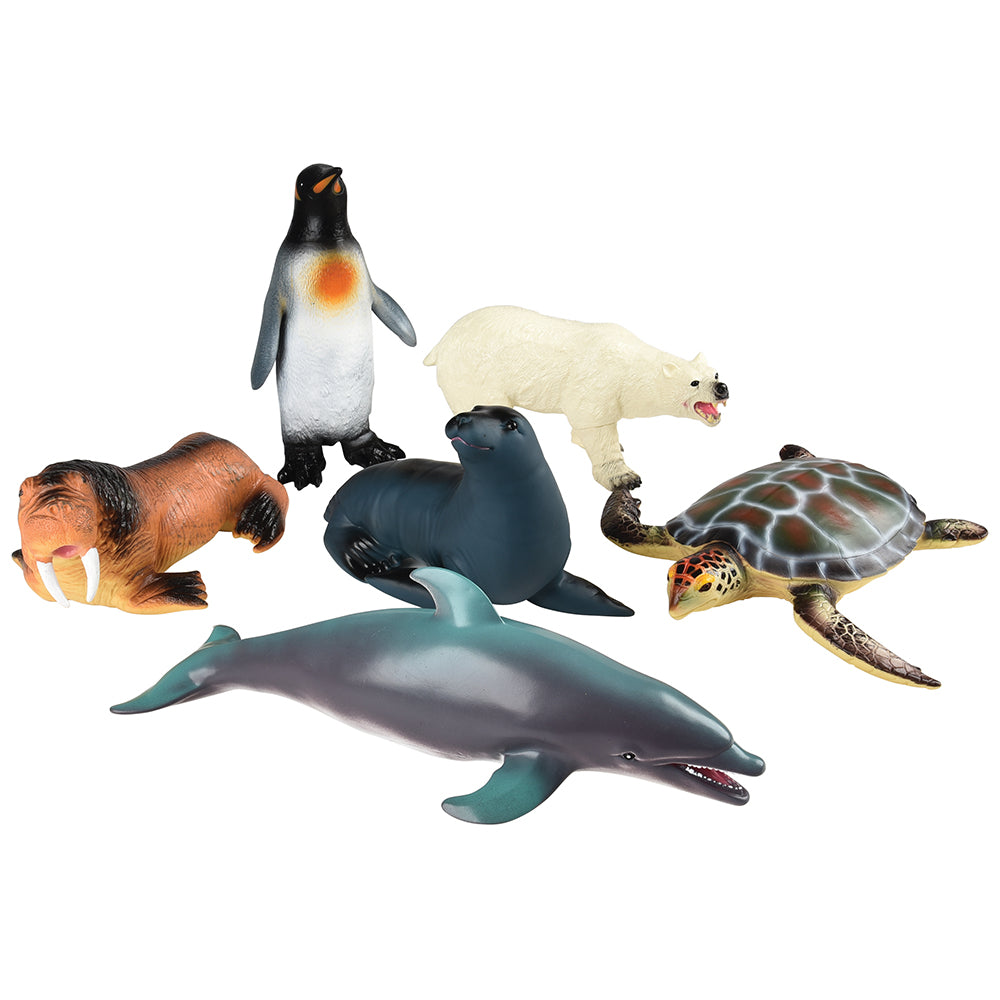 Colossal Sea Creatures Toy 6 Per Pkg