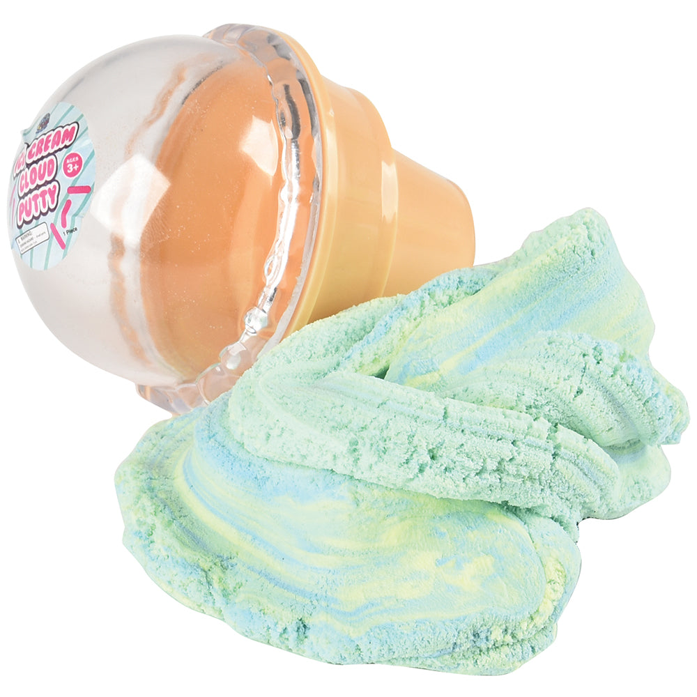 Ice Cream Cloud Putty Toy 12 Per Display