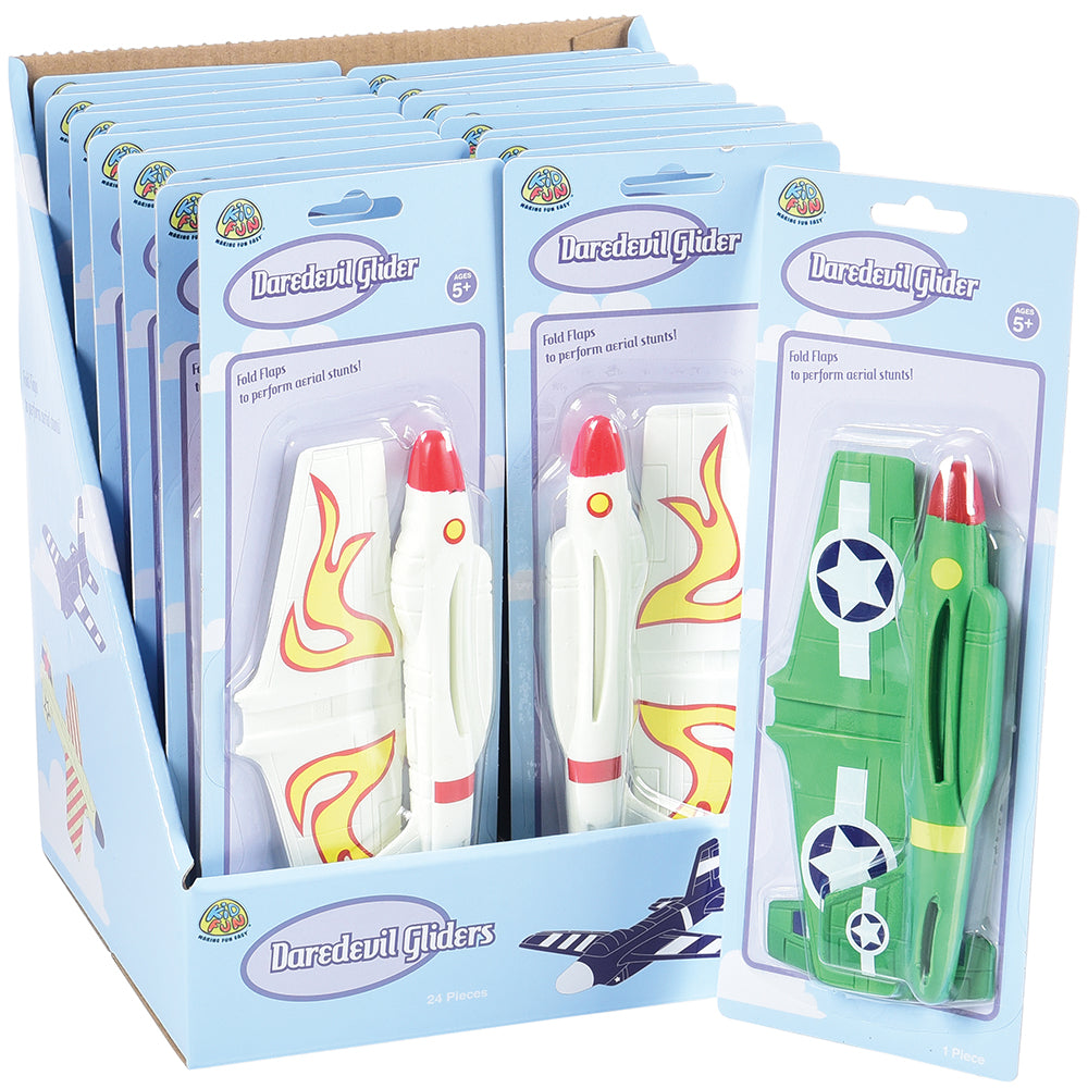 Daredevil Gliders Toys 24 Per Display