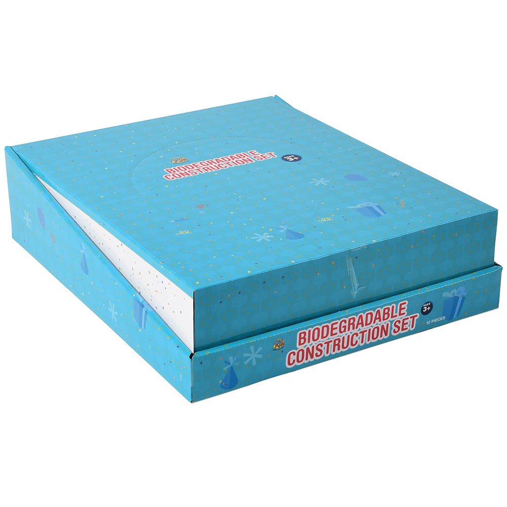 Eco-Friendly Toy  Construction Trucks 12 Piece Display