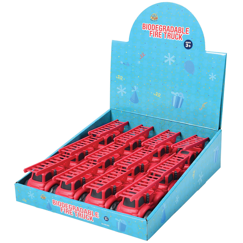 Eco-Friendly Toy  Fire Truck 12 Piece Display