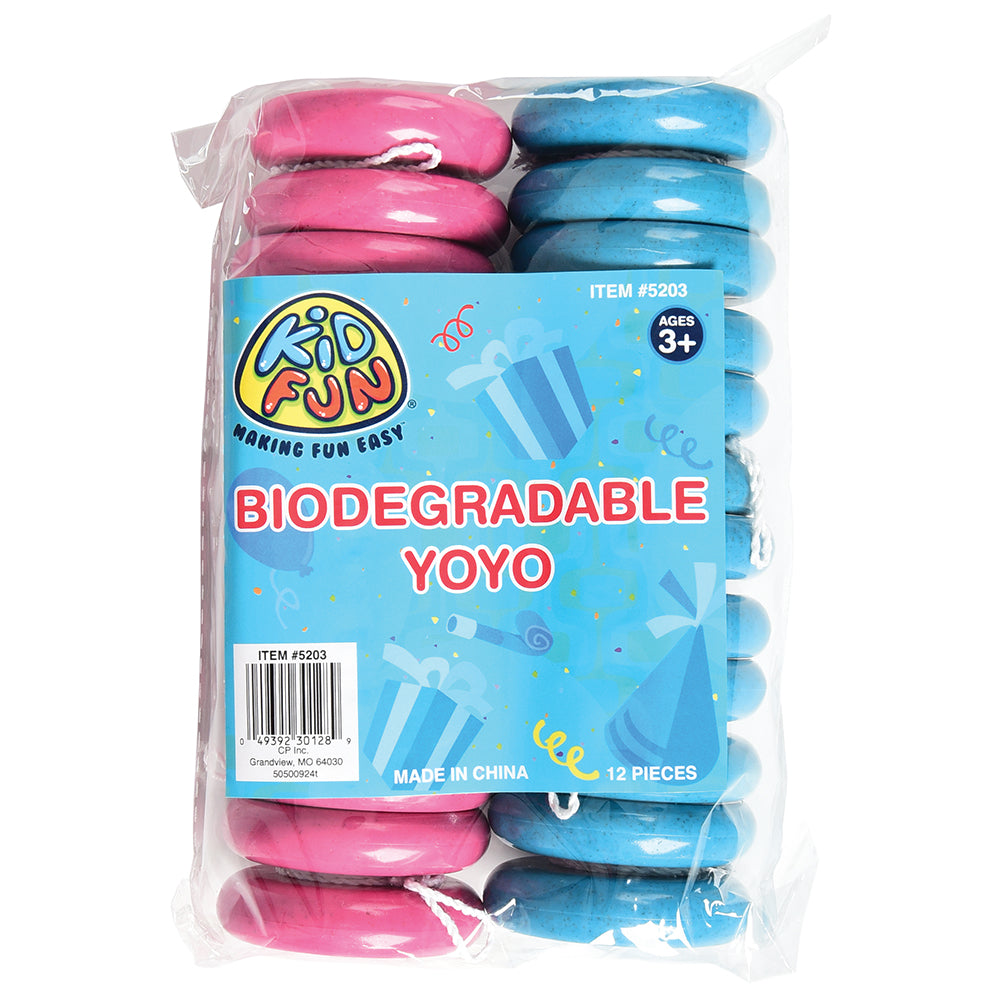Eco-Friendly Yo Yo 12 Per Pack