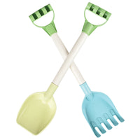 Eco-Friendly Kid's Sand Shovel & Rake Set