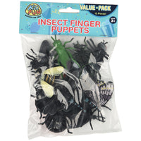 Vinyl Insect Finger Puppets (12 per Package)