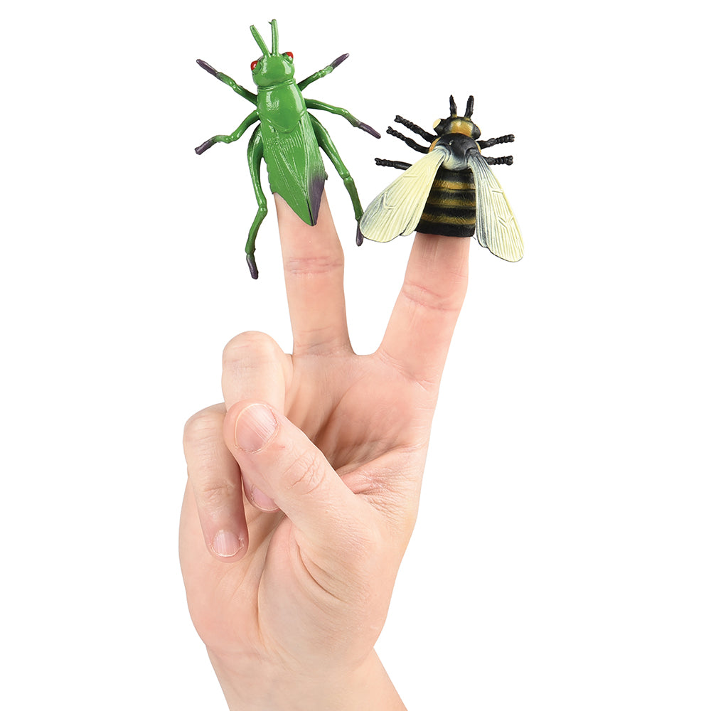 Vinyl Insect Finger Puppets (12 per Package)