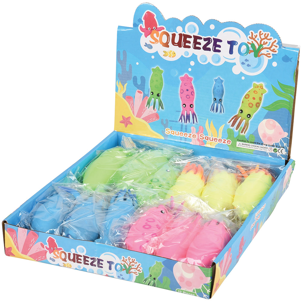 Squid Squishy Toy (12 per Package)