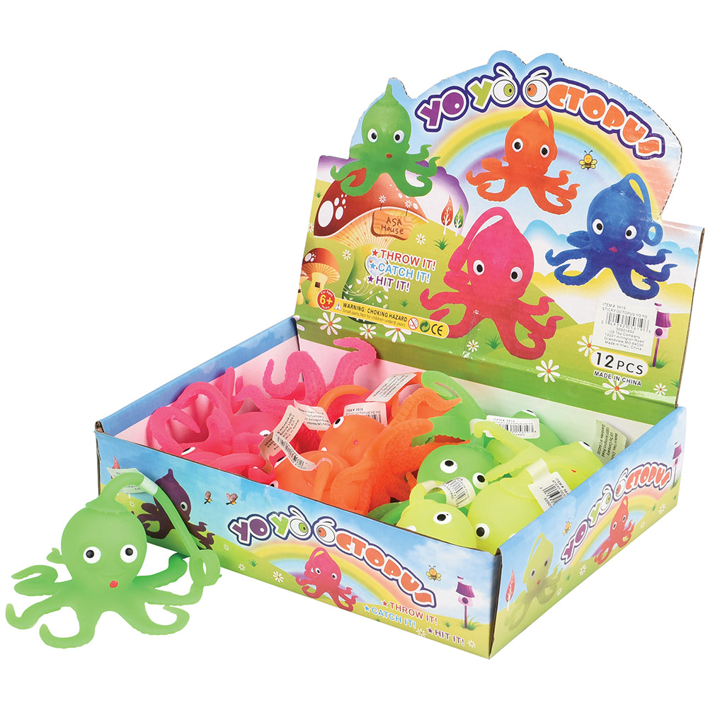 Sticky Octopus Yo Yo (12 per Package)