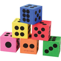1.5 Inch Foam Dice Toy (One Dozen)