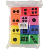 1.5 Inch Foam Dice Toy (One Dozen)