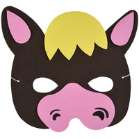 Farm Animal Foam Costume Masks (One Dozen)