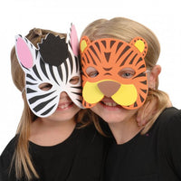 Wild Animal Masks Costume Accessory (One Dozen)