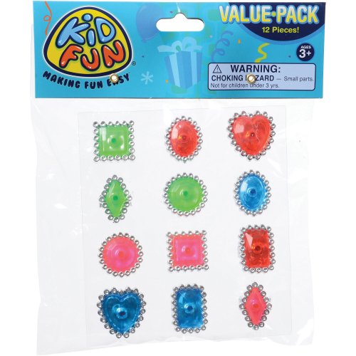 Jumbo Jewel Rings Novelty (1 Dozen)