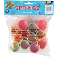 Assorted Design Springs - 35mm Toy (One Dozen)