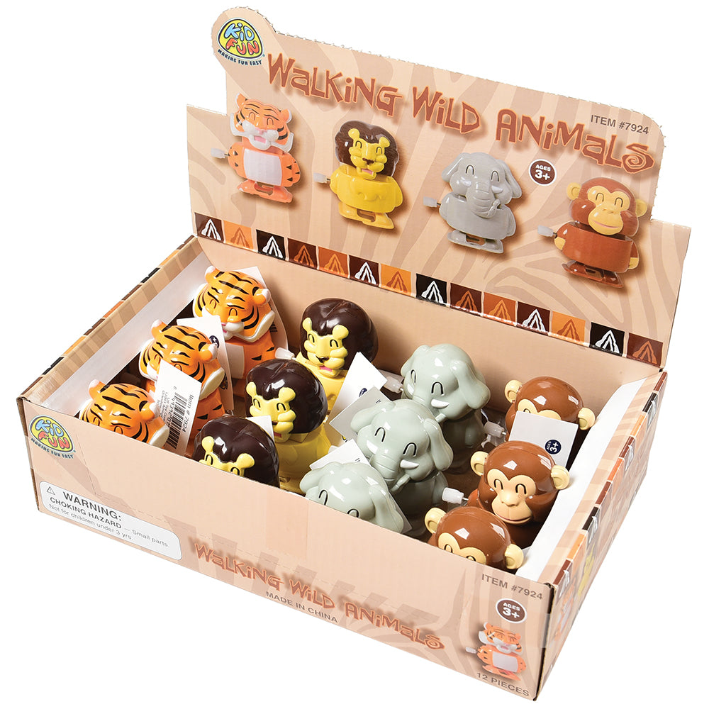 Walking Wild Animals Toy (One Dozen)