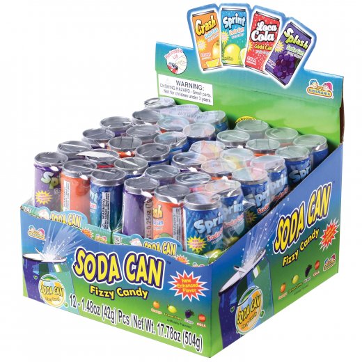 Soda Can Fizzy Candy