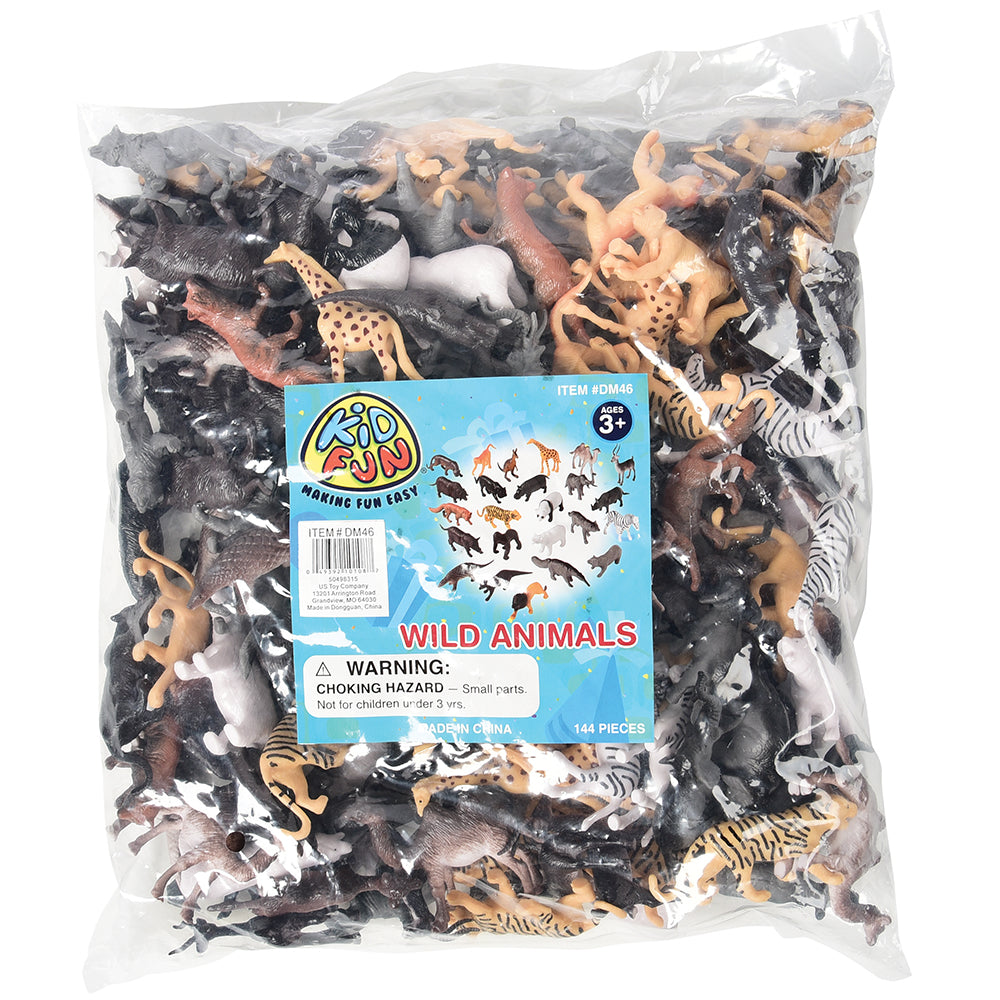 2.25 inch Wild Animals Toy (144 pieces)