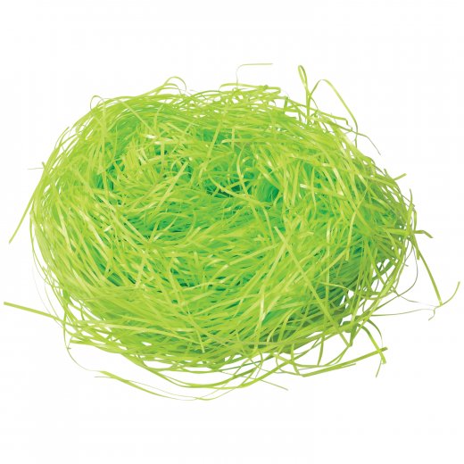 Easter Grass - Plastic Green Decoration (One Dozen)