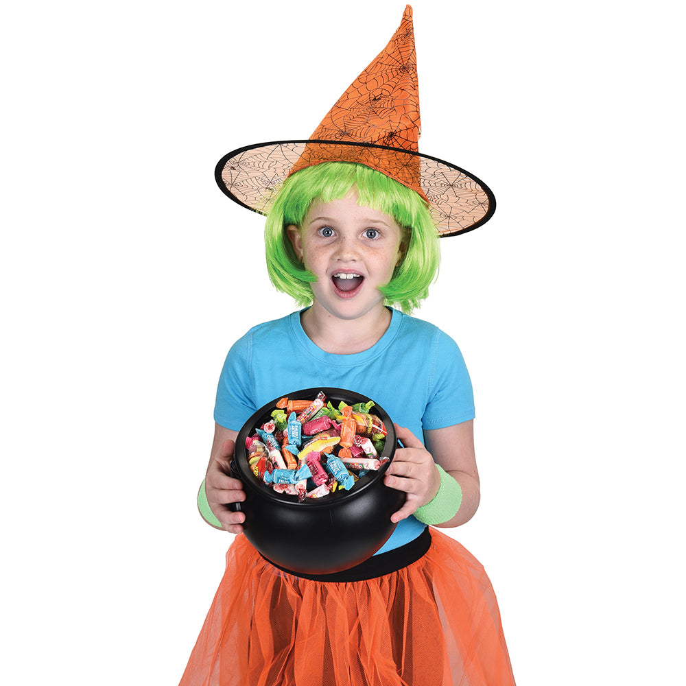 8 Inch Halloween Cauldron Decoration