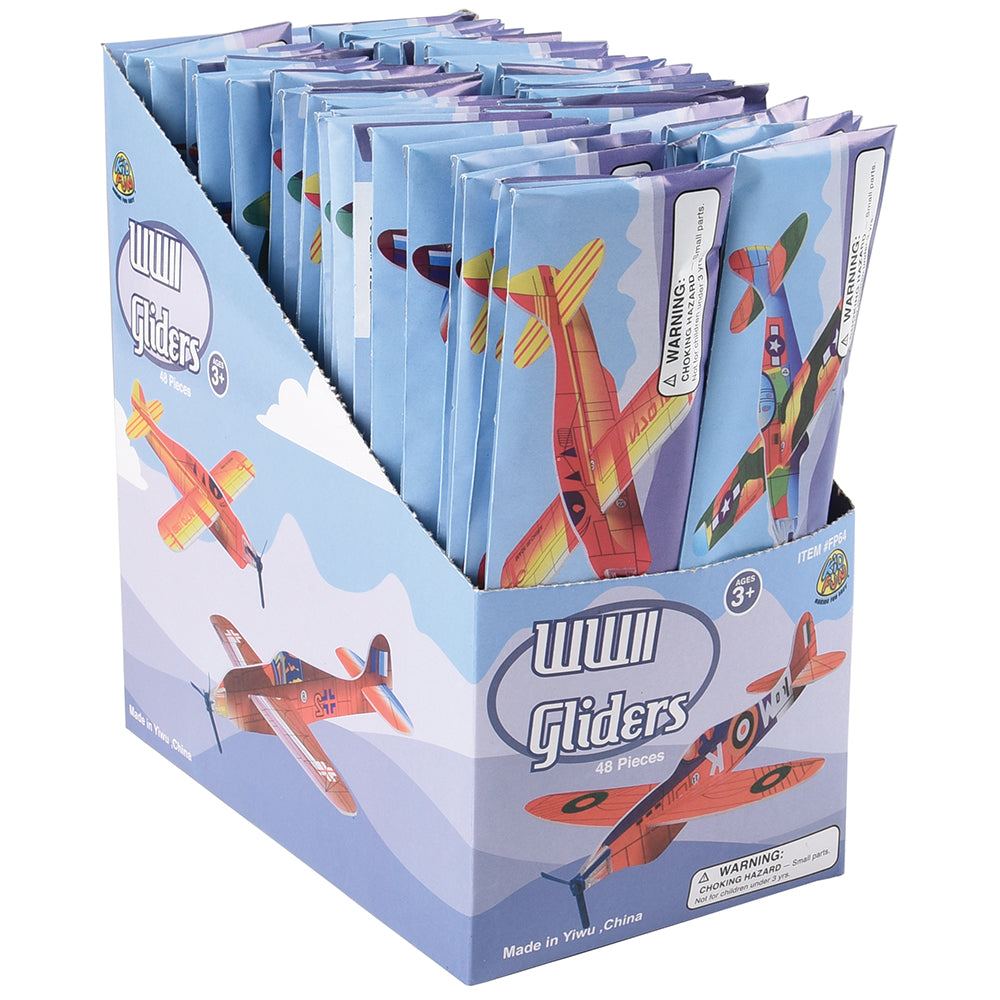 WWII Gliders Toy Set (Box Of 48)