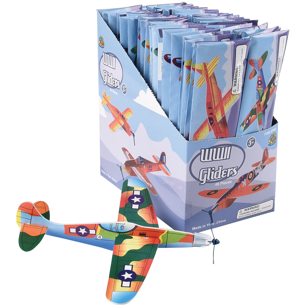 WWII Gliders Toy Set (Box Of 48)
