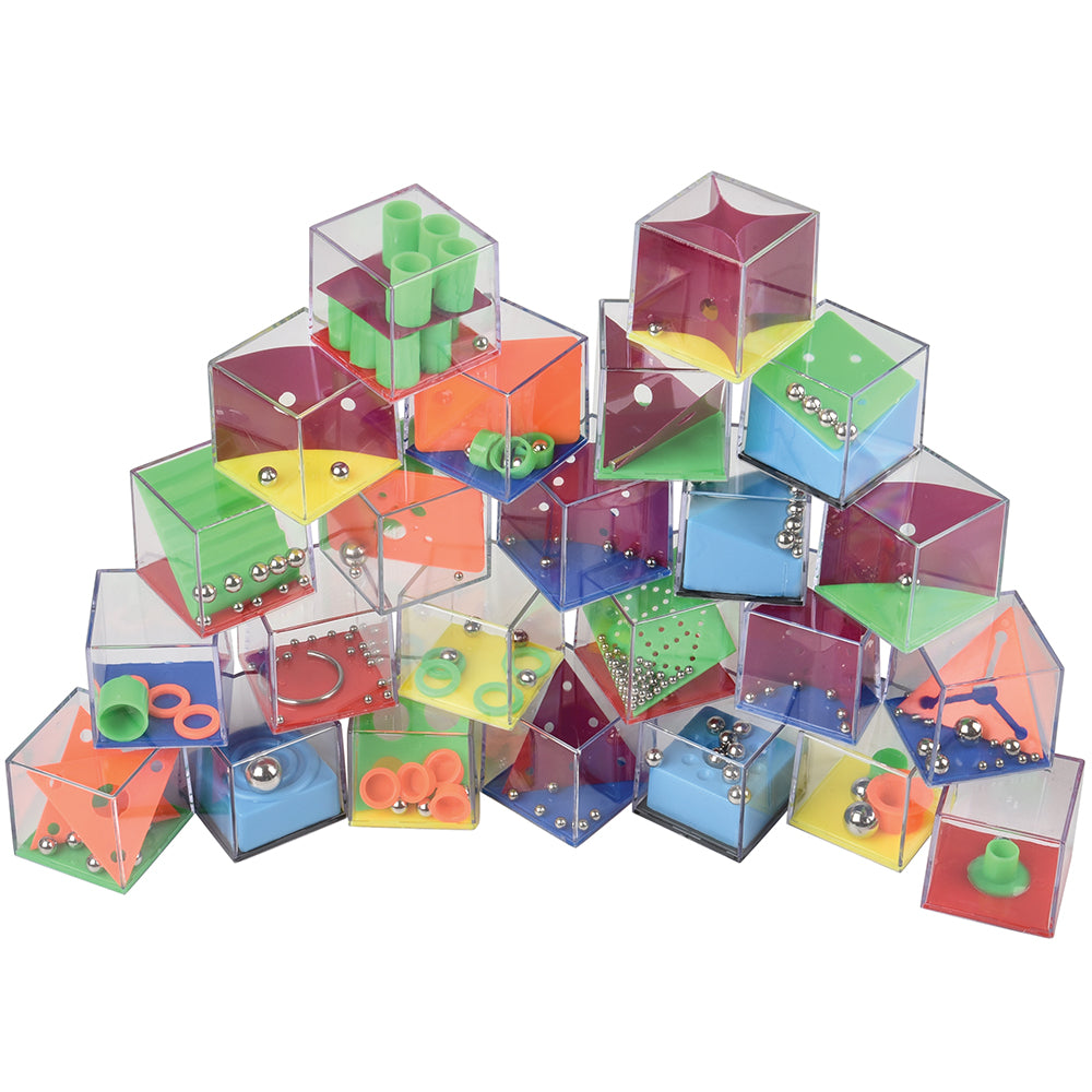 Transparent Puzzle Cube (24 per Package)