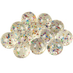 Glitter Balls with Stars Toy - 35mm (1 Dozen)