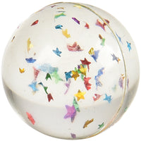 Glitter Balls with Stars Toy - 35mm (1 Dozen)