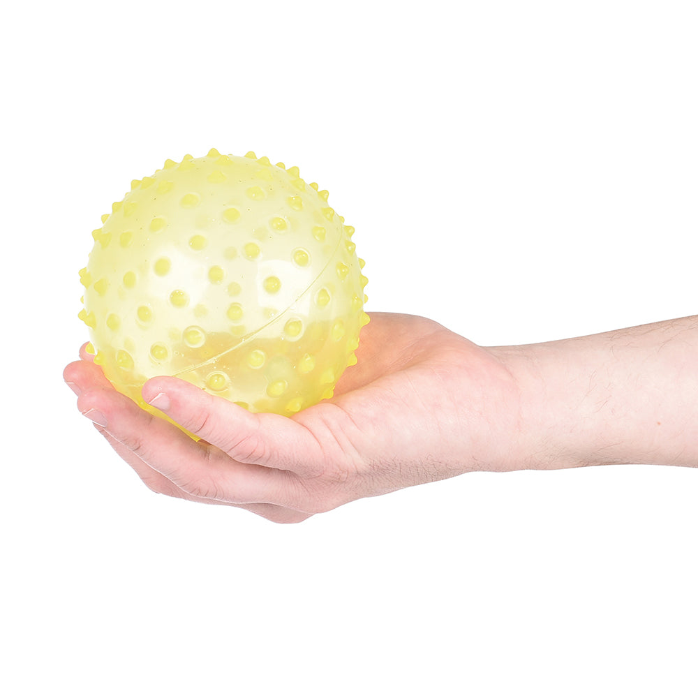 Glitter Knobby Balls Toy 5 Inch (1 Dozen)
