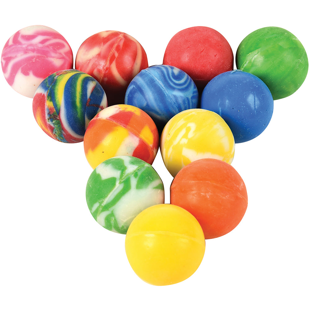 50 Pack 27mm Solid Color Superballs - High Bounce Bouncy Balls - Party Favors