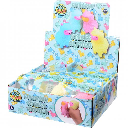 Smooshy Stress Alpaca Toy (1 Dozen)
