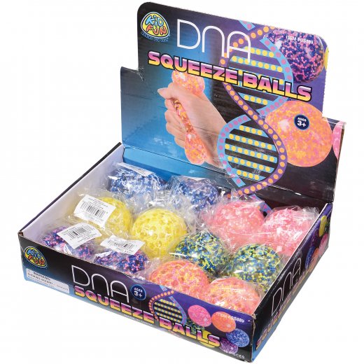 Dna Squeeze Balls Toy (1 Dozen)