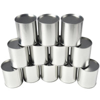 Metal Cans Party Supply (One Dozen)