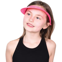 Neon Plastic Visors Party Favor (One Dozen)