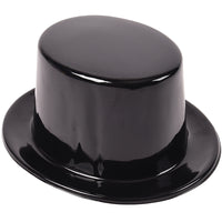 Black Top Hats Costume Accessory (one dozen)
