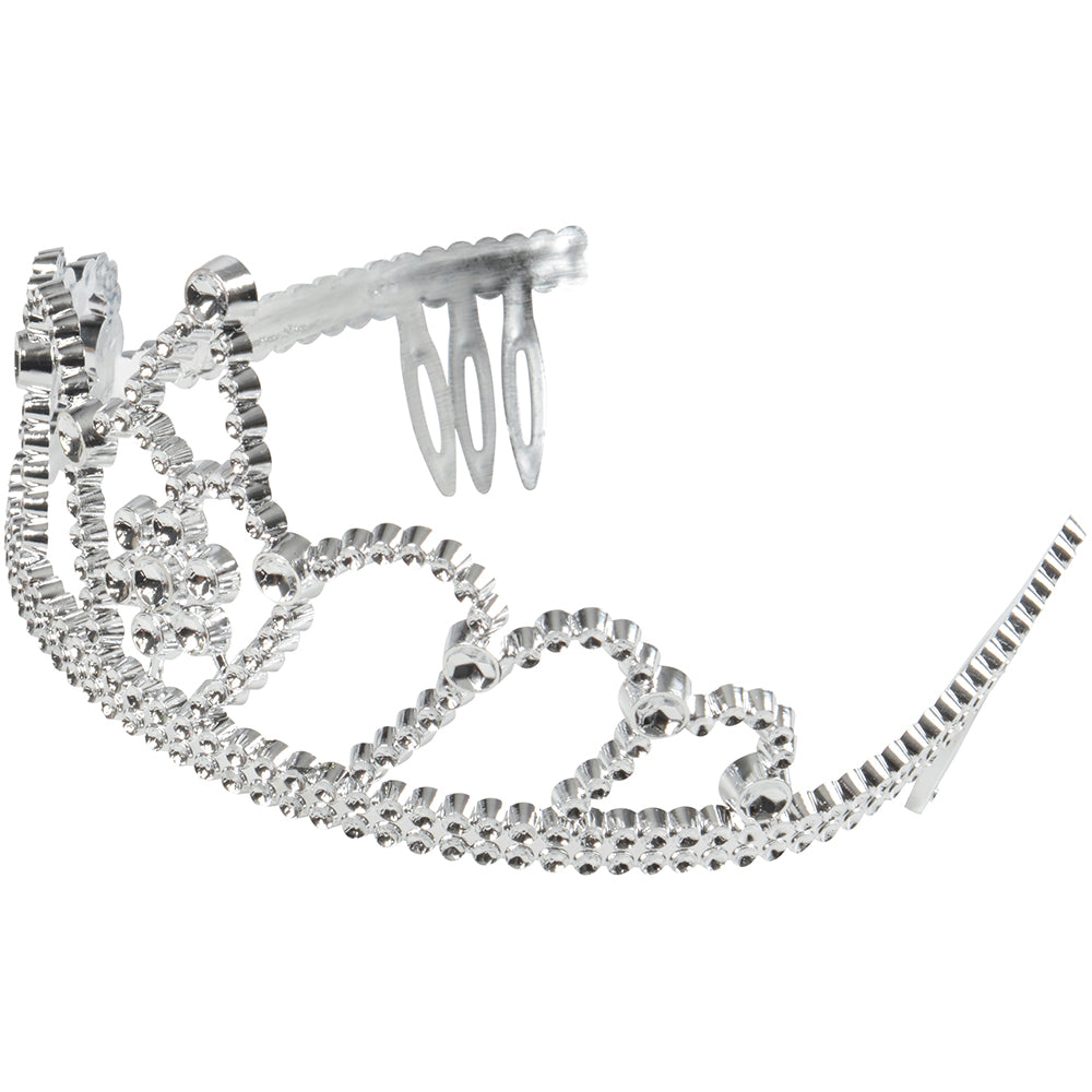 Costume Silver Tiara (One Dozen)
