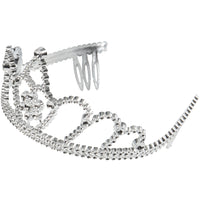 Costume Silver Tiara (One Dozen)