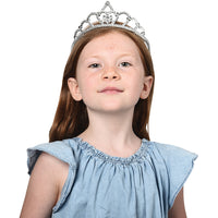 Costume Silver Tiara (One Dozen)