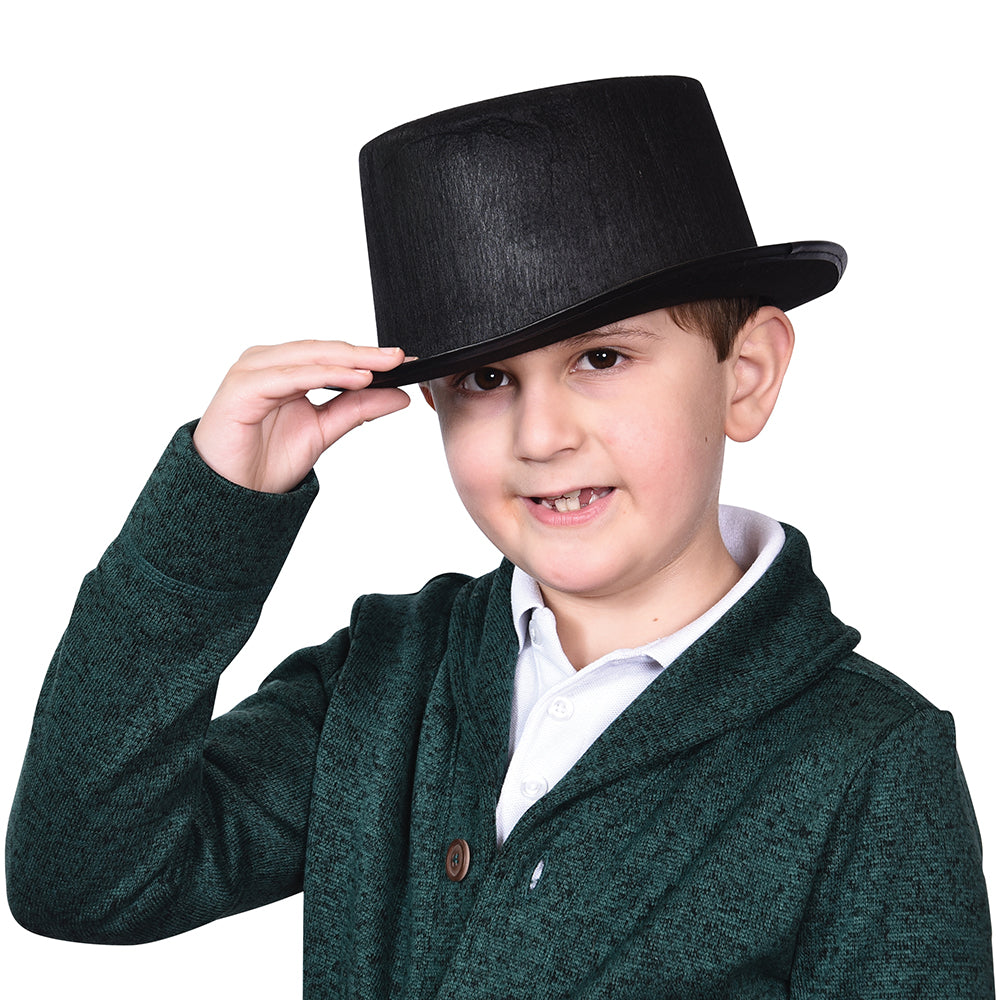 Felt Black Top Hat Costume Accessory