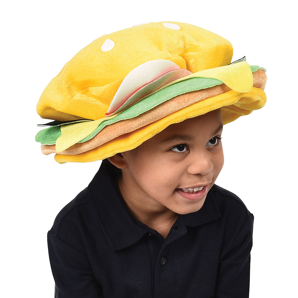 Hamburger Hat Costume Accessory