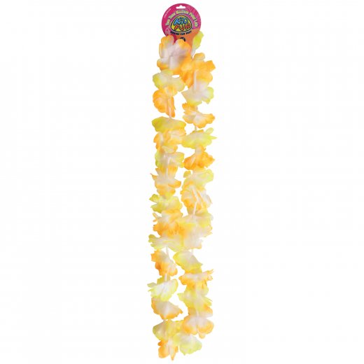 Two Tone Medium Petal Leis Party Favor (1 Dozen)
