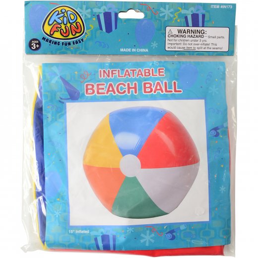15&quot; Beach Balls Toy (One Dozen)