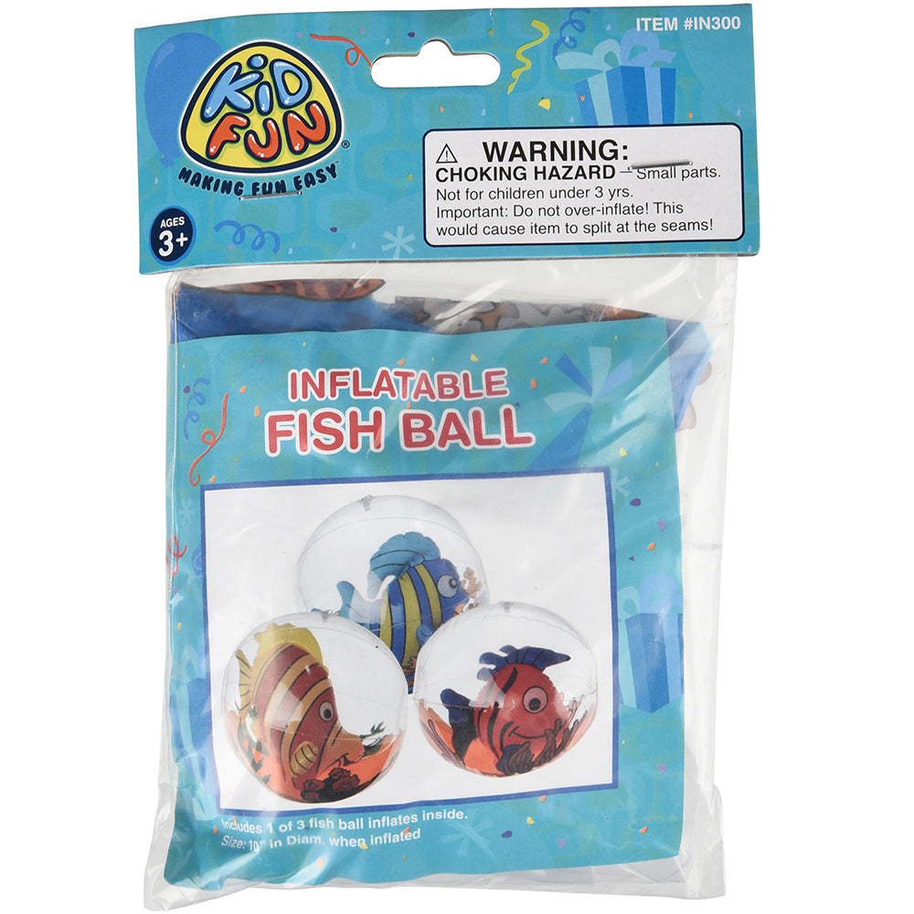 Fish Ball Inflates Toy (One Dozen)