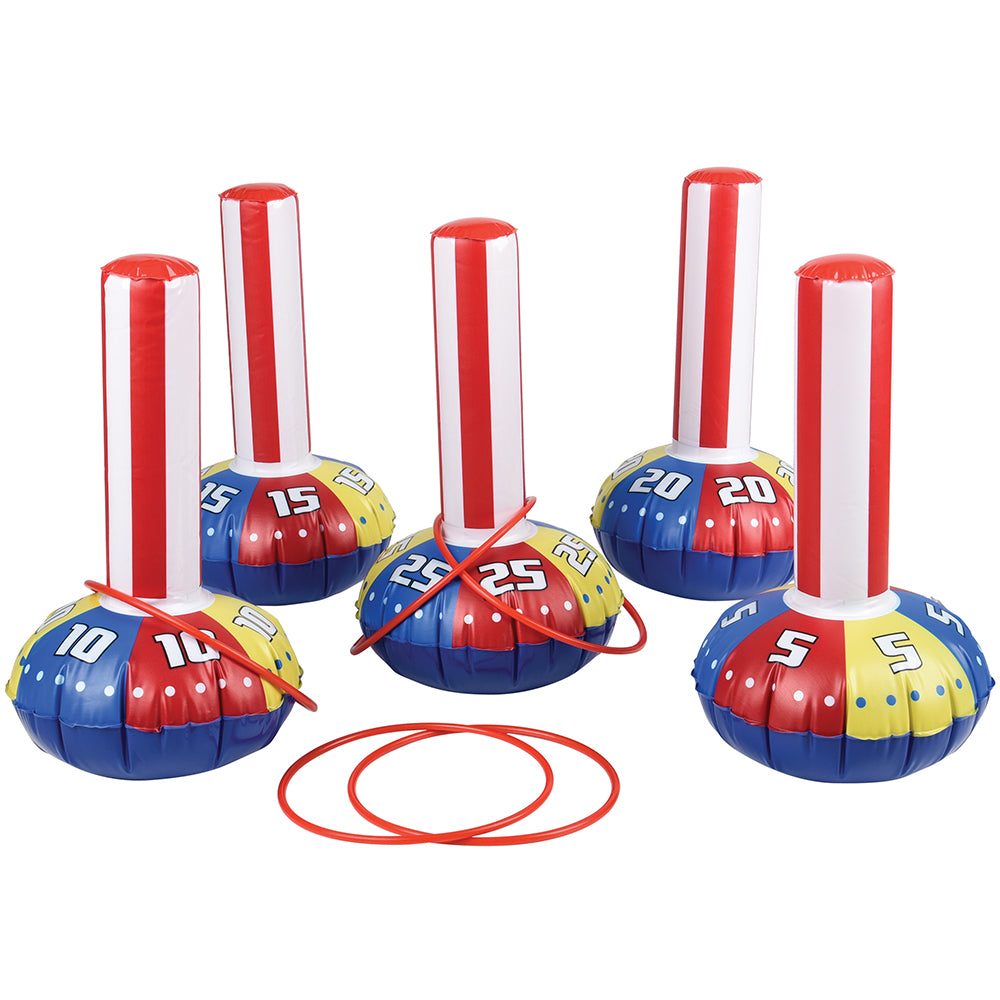 Inflatable Ring Toss Game Party Game (Set)
