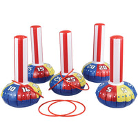 Inflatable Ring Toss Game Party Game (Set)