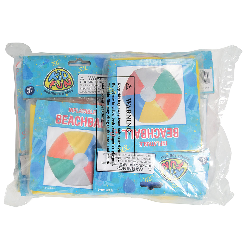 12&quot; Beach Balls Toy (One Dozen)