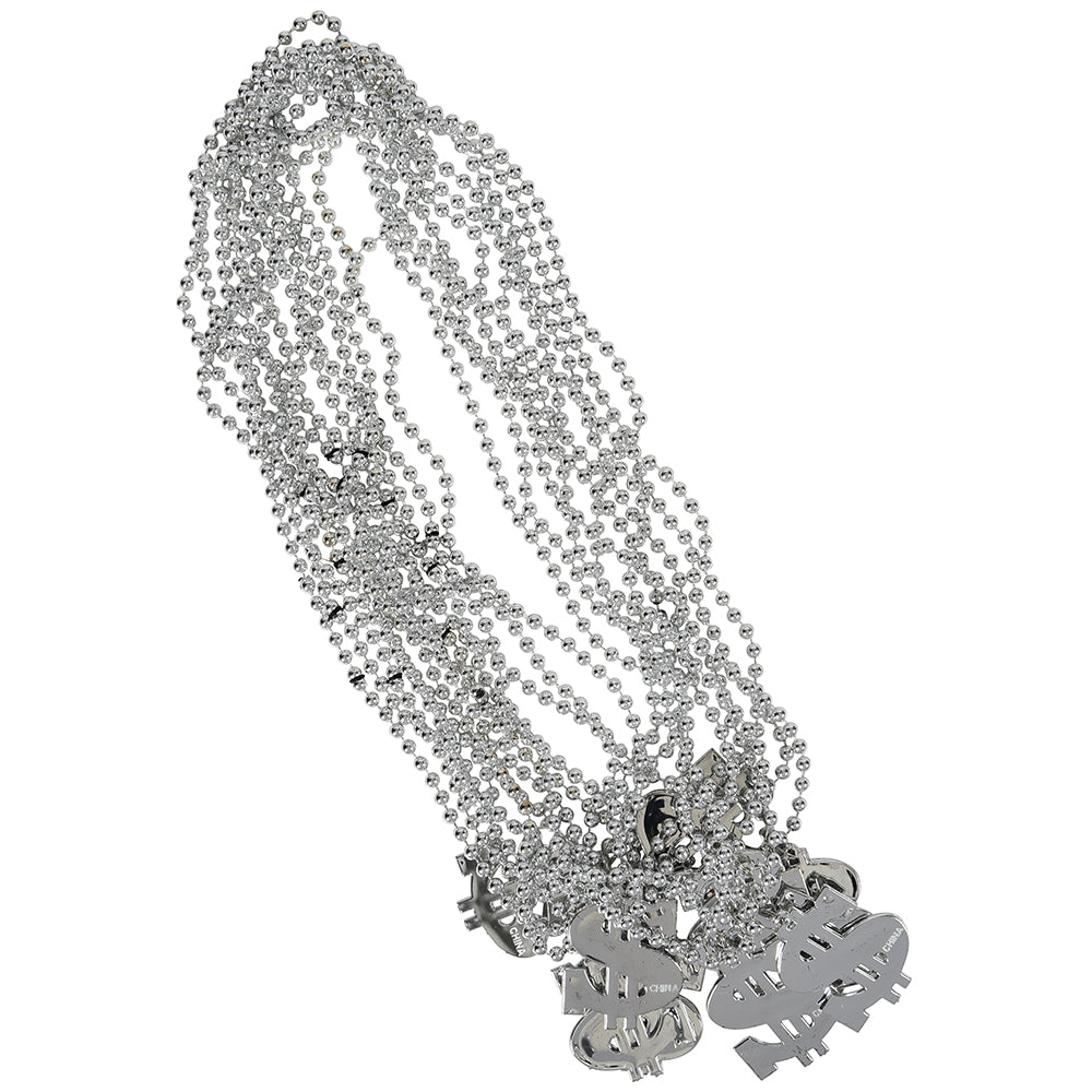 Dollar Sign Necklace Party Favor (One Dozen)