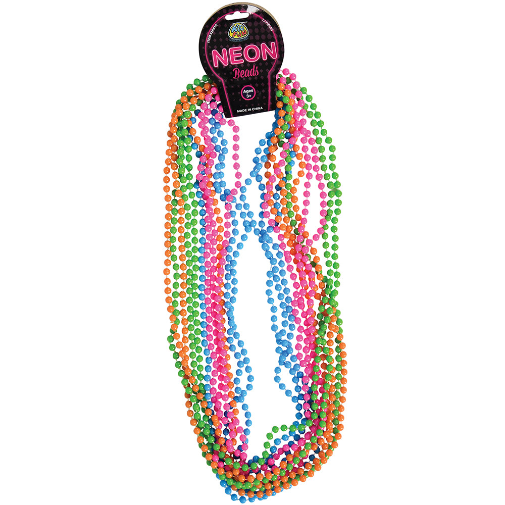 Neon Beads (One Dozen)